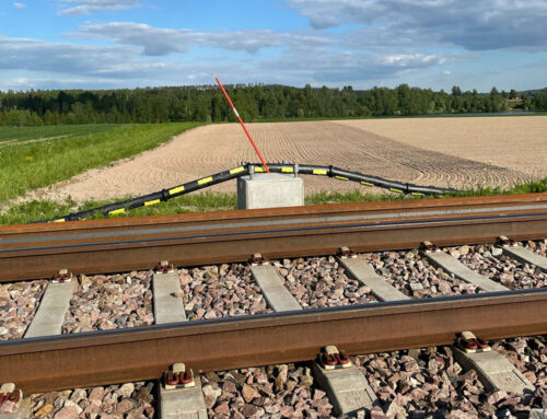 2300 m delbart kabelskyddsrör SRS till svenskt järnvägsprojekt
