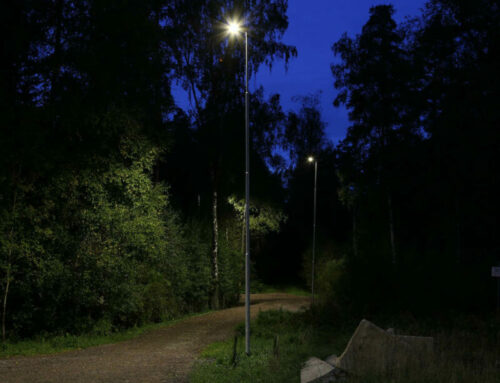 Fundament till belysning vid elljusspår, Borås