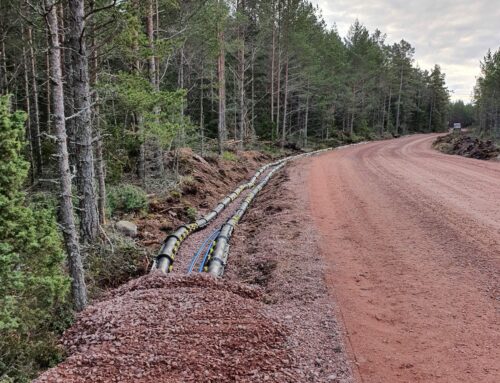 Delbara kabelskyddsrör till Vindkraft på Åland